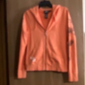 Harley Davidson women’s zip up with jeweled embellishments